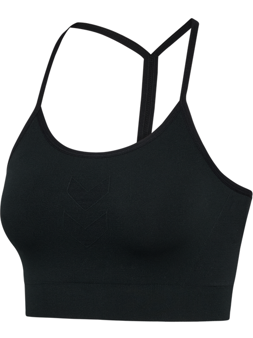 hmlHIIT SEAMLESS BRA, BLACK hmlHIIT SEAMLESS BRA, BLACK, packshot