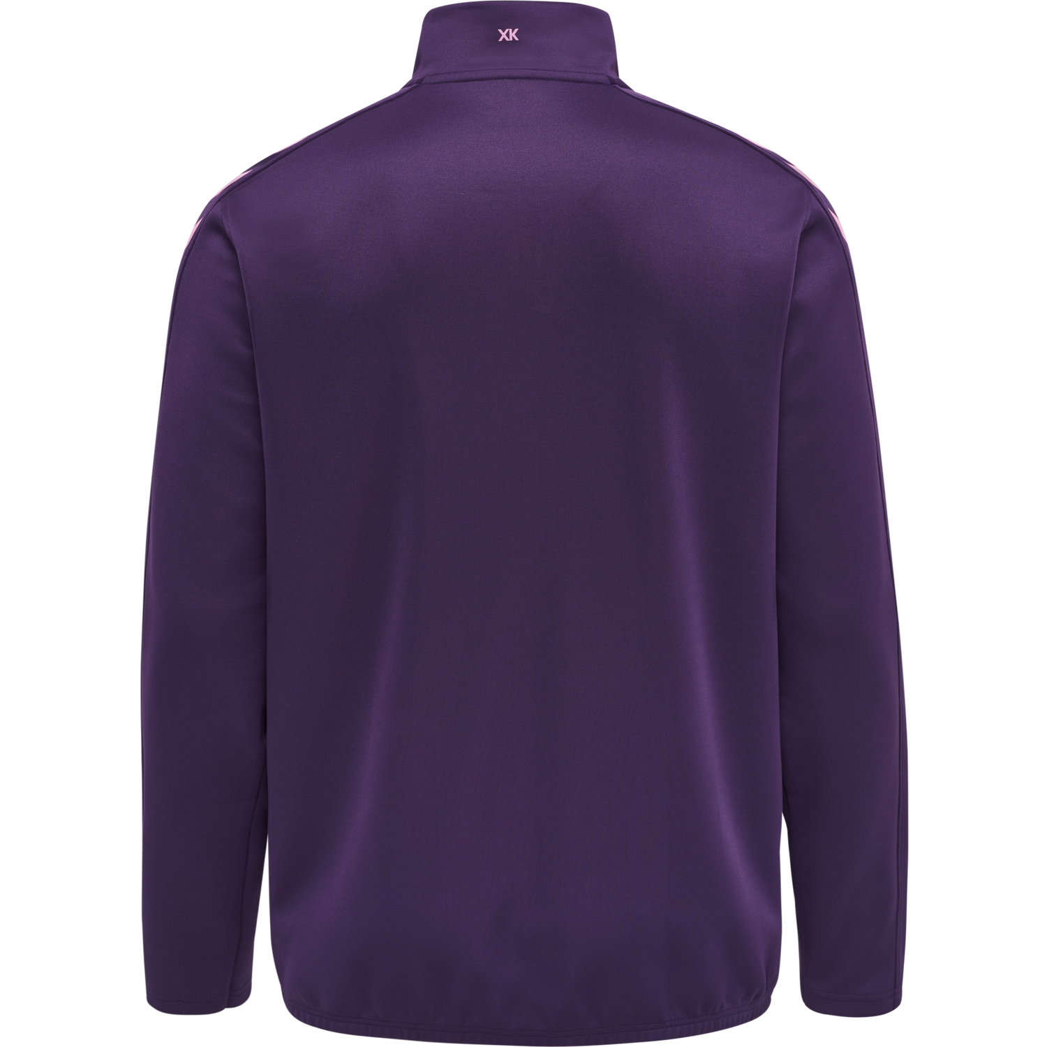 hmlCORE XK HALF ZIP POLY SWEAT, ACAI, packshot