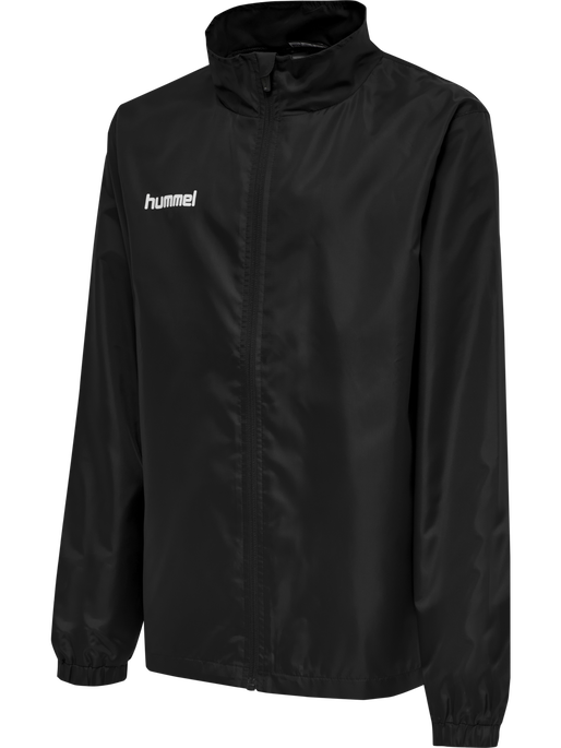 hmlPROMO RAIN JACKET KIDS, BLACK, packshot