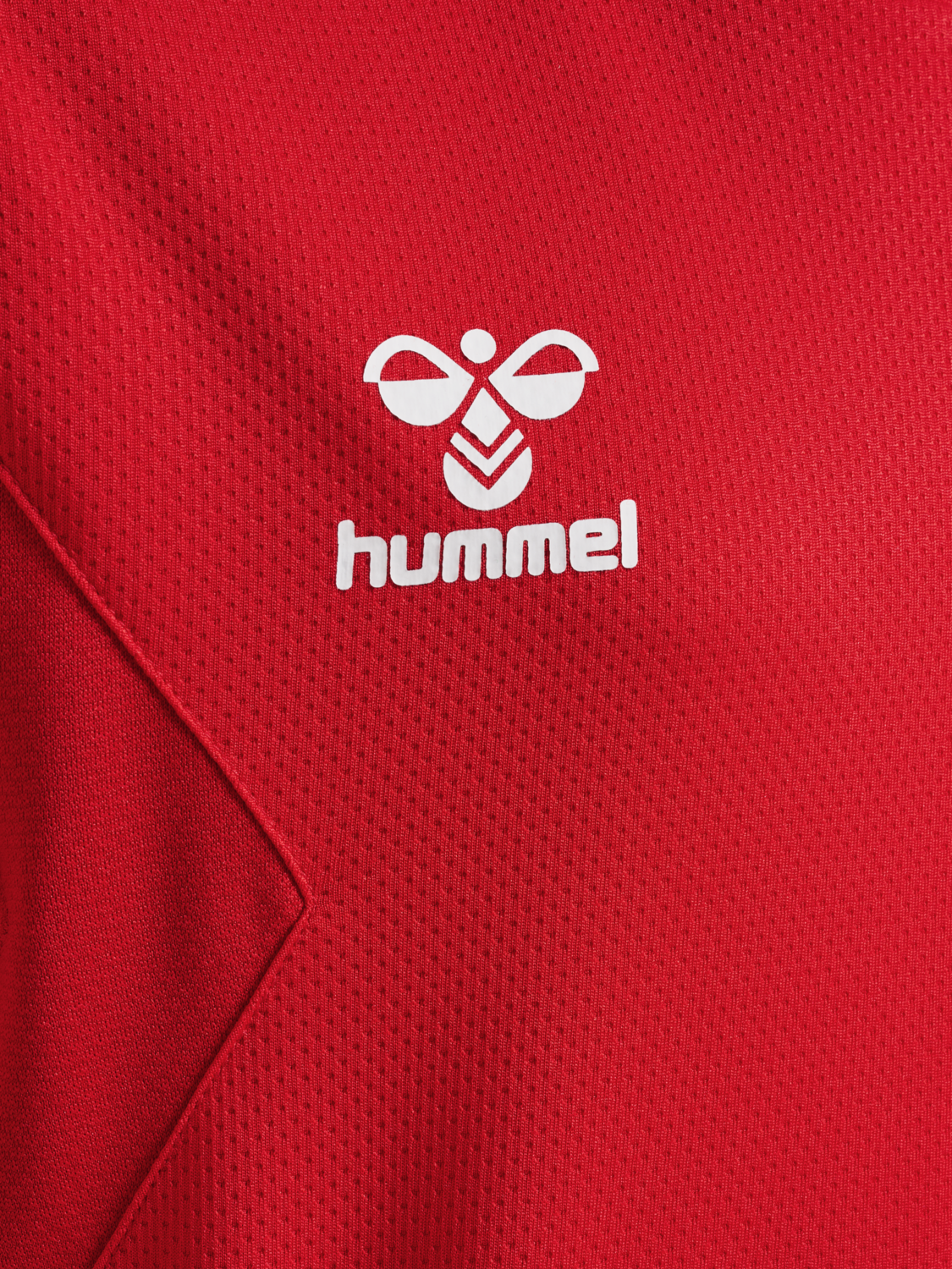 hmlAUTHENTIC PL HOODIE KIDS, TRUE RED, packshot