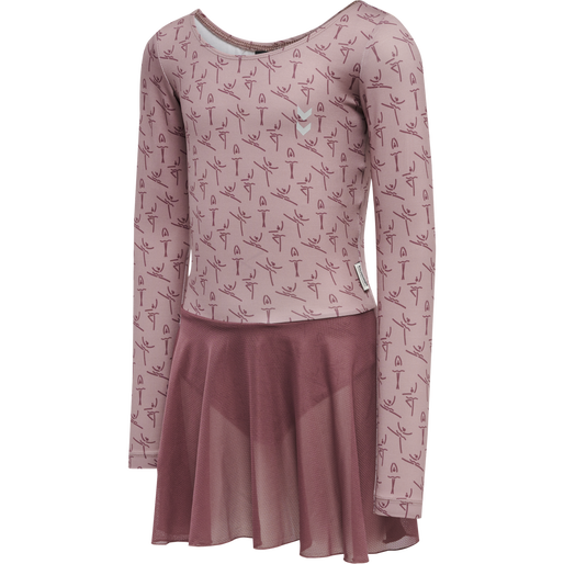 hmlPRIMA BEE PIROUETTE GYMSUIT, WOODROSE hmlPRIMA BEE PIROUETTE GYMSUIT, WOODROSE, packshot