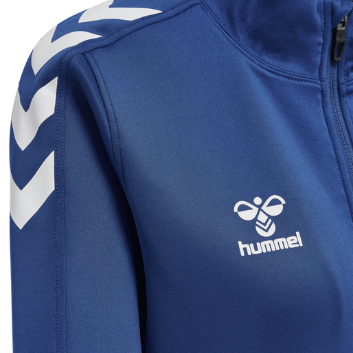 hmlCORE XK POLY ZIP SWEAT WOMAN, TRUE BLUE, packshot