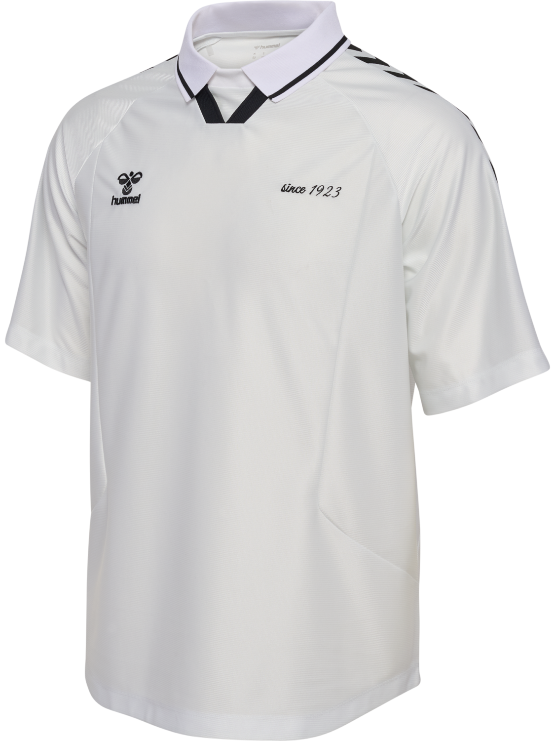 hmlROOT SOCCER JERSEY S/S, BLANC DE BLANC, packshot