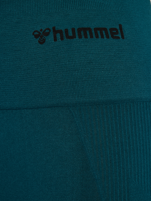 hmlTIF SEAMLESS HIGH WAIST TIGHTS, DARK SEA, packshot
