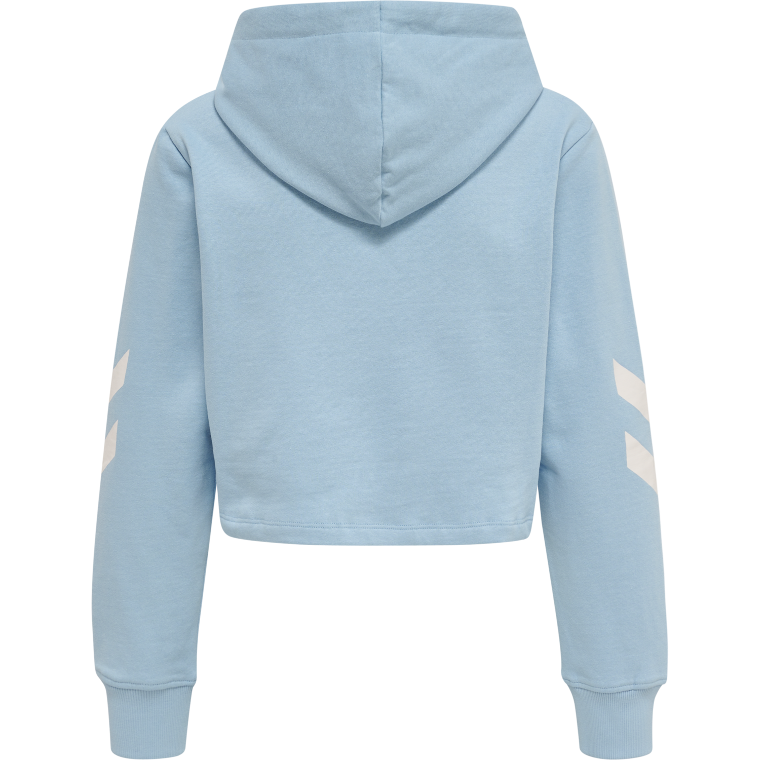 hmlLEGACY WOMAN CROPPED HOODIE, PLACID BLUE, packshot