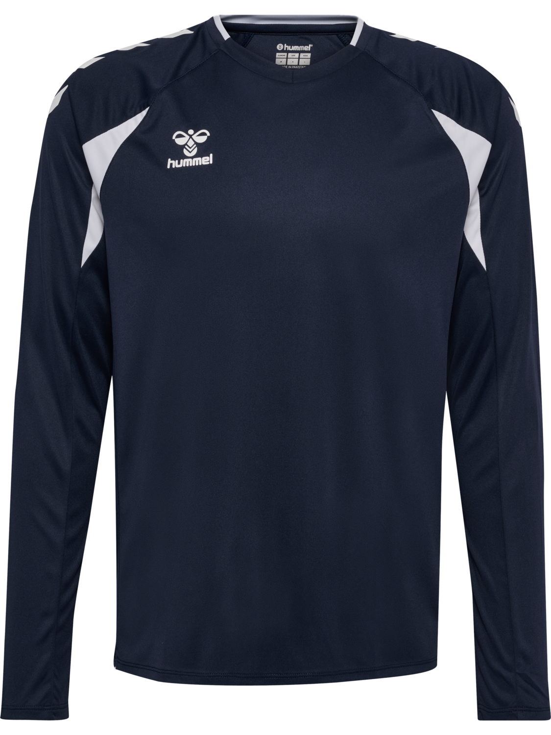 hmlCORE 2.0 JERSEY L/S, MARINE/WHITE, packshot