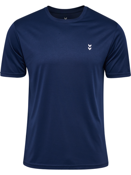 hmlPULSE TRAINING  T-SHIRT S/S, DRESS BLUES, packshot