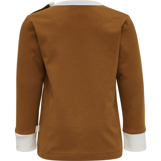 hmlMAUILINO T-SHIRT L/S, GLAZED GINGER, packshot