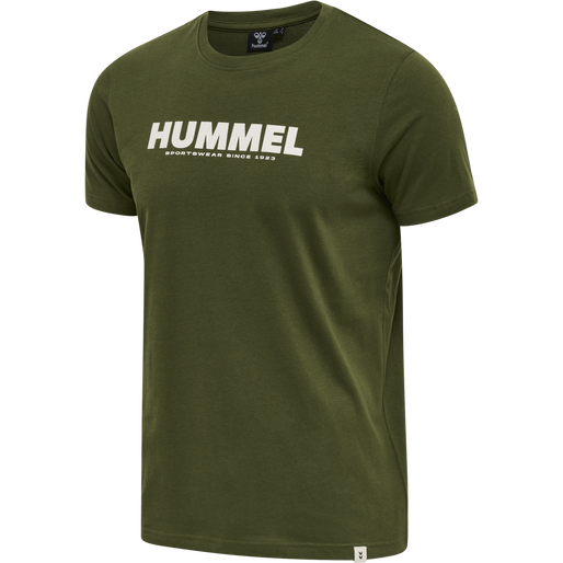 hmlLEGACY T-SHIRT, RIFLE GREEN, packshot