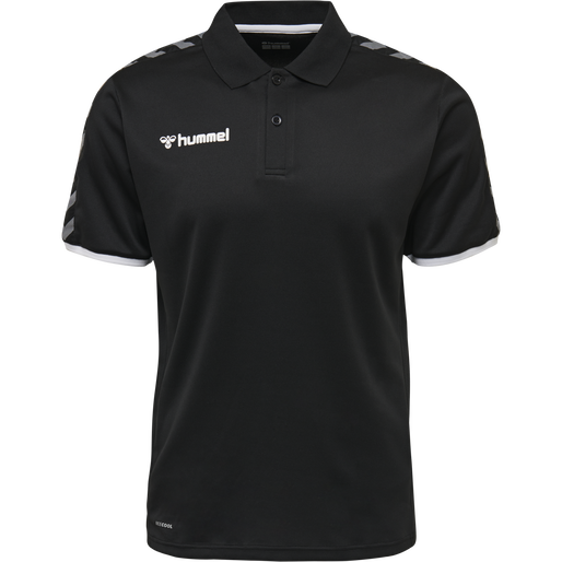 hmlAUTHENTIC FUNCTIONAL POLO, BLACK/WHITE, packshot