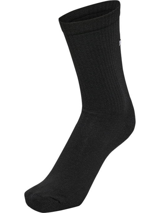 hmlROLIGAN 2-PACK SOCKS, BLACK, packshot