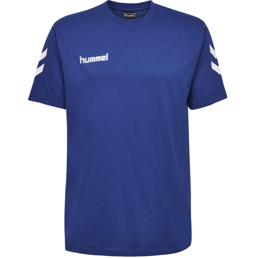 HMLGO COTTON T-SHIRT S/S, TRUE BLUE, packshot