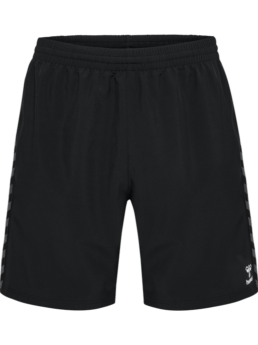 hmlAUTHENTIC WOVEN SHORTS, BLACK hmlAUTHENTIC WOVEN SHORTS, BLACK, packshot