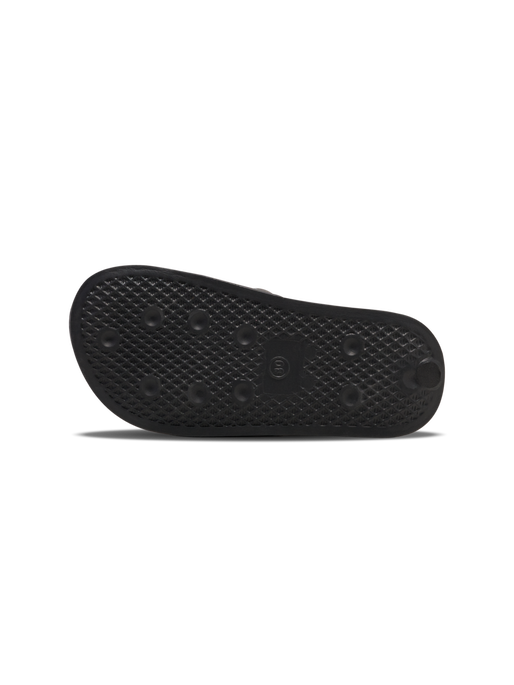 POOL SLIDE JR , BLACK/WHITE, packshot