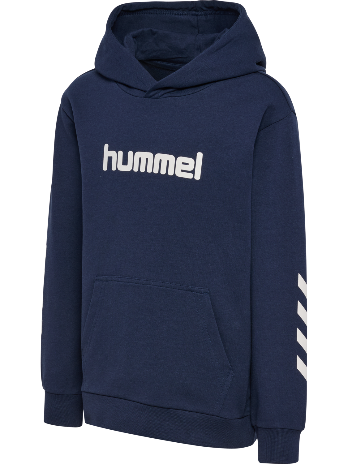 hmlJR REG LOGO HOODIE, DRESS BLUES, packshot