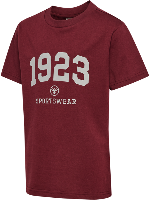 hmlJR GRAPHIC 1923 T-SHIRT S/S, CHOCOLATE TRUFFLE hmlJR GRAPHIC 1923 T-SHIRT S/S, CHOCOLATE TRUFFLE, packshot