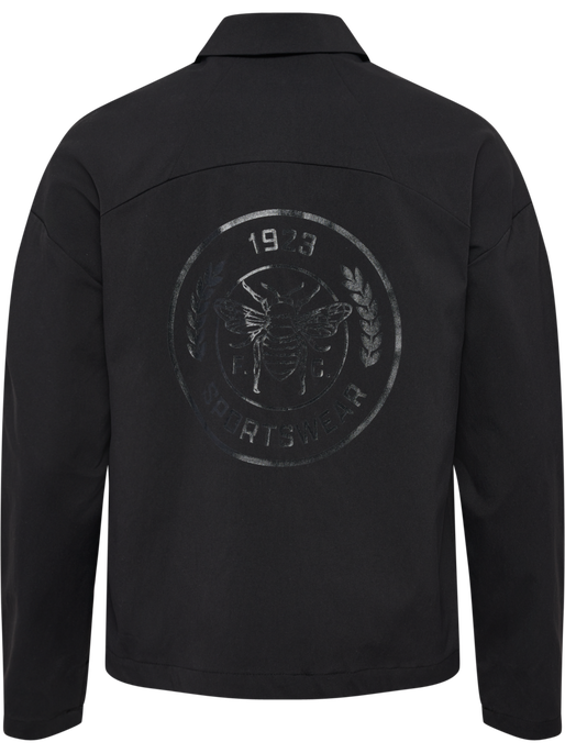 hmlCOACH JACKET HSW, BLACK hmlCOACH JACKET HSW, BLACK, packshot