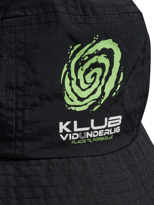 hmlPLADSTILFORSKELLE BUCKET HAT, BLACK, packshot