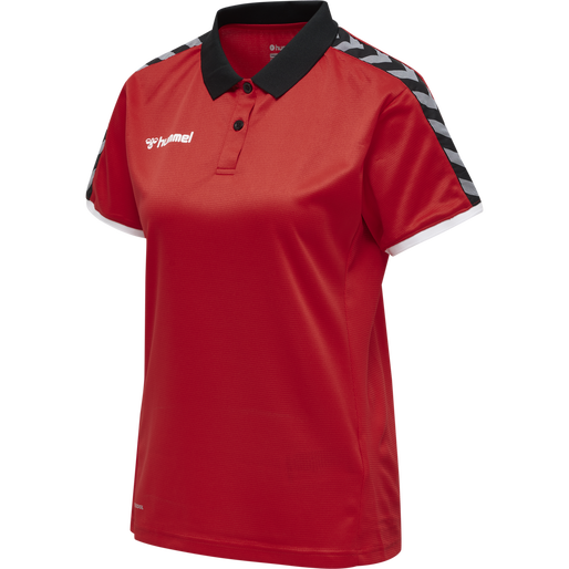 hmlAUTHENTIC WOMAN FUNCTIONAL POLO, TRUE RED, packshot