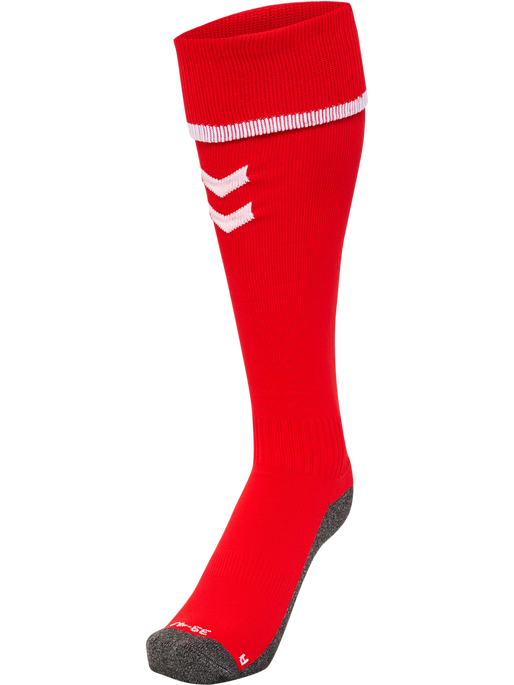 hmlCORE FOOTBALL SOCKS, TRUE RED/WHITE, packshot