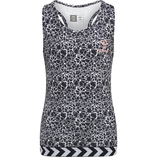 hmlNANNA TOP, BLACK/WHITE hmlNANNA TOP, BLACK/WHITE, packshot