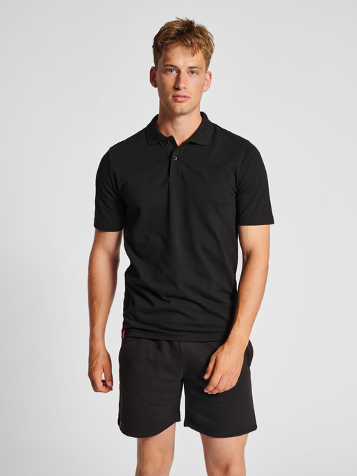 hmlRED CLASSIC POLO, BLACK, model