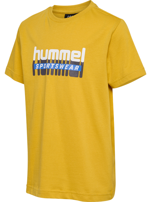 hmlTUKAS T-SHIRT S/S, GOLDEN SPICE, packshot