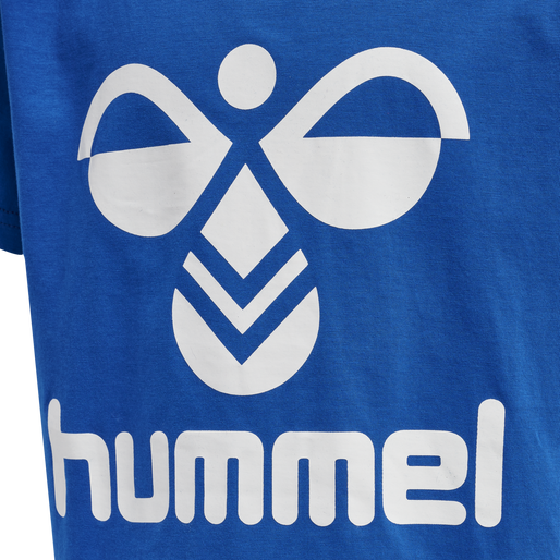 hmlTRES T-SHIRT S/S, LAPIS BLUE hmlTRES T-SHIRT S/S, LAPIS BLUE, packshot