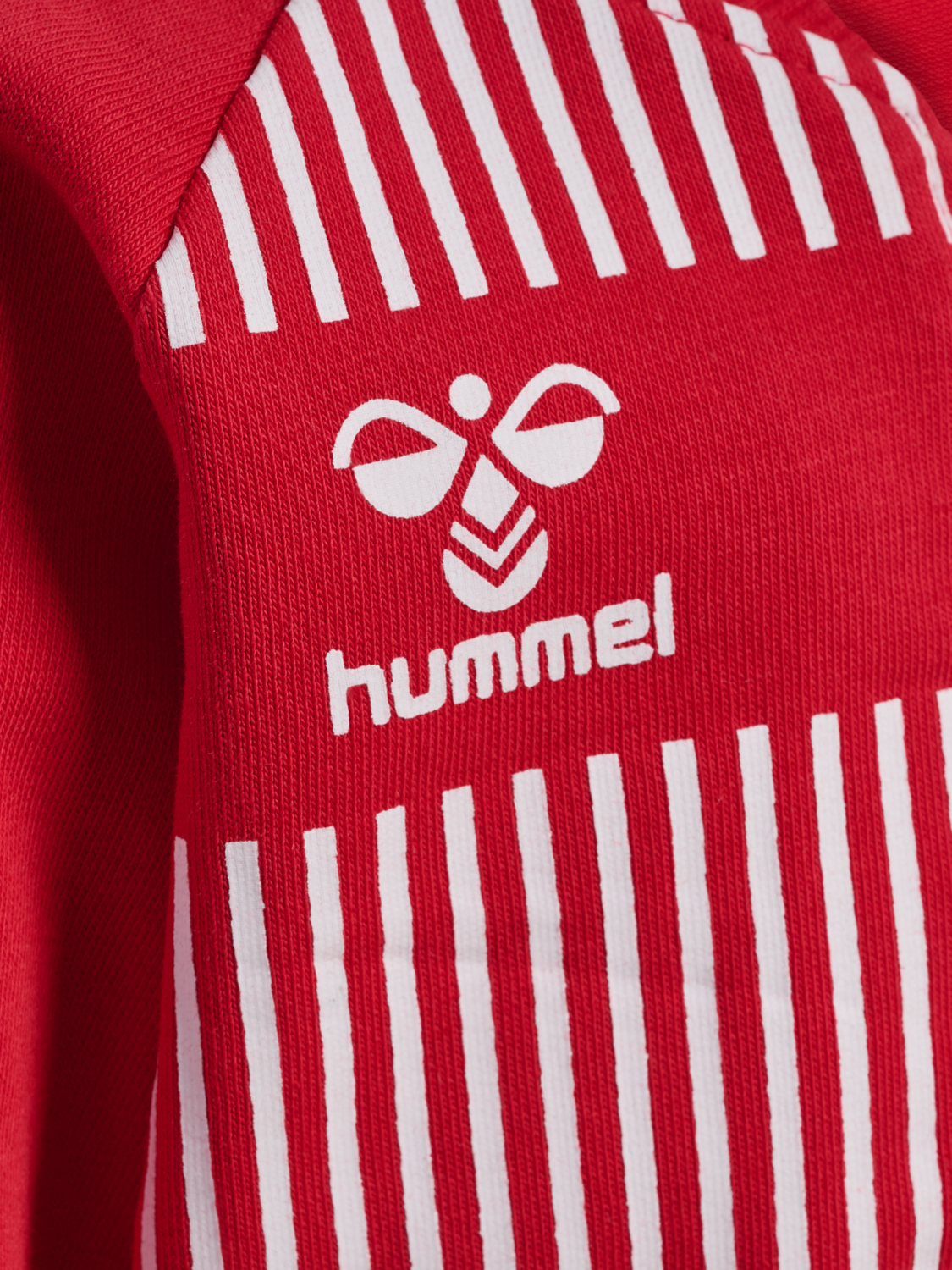 hmlMINI REG DBU ZIP JACKET, TANGO RED, packshot