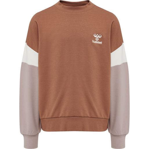 hmlBETZY SWEATSHIRT, COPPER BROWN, packshot