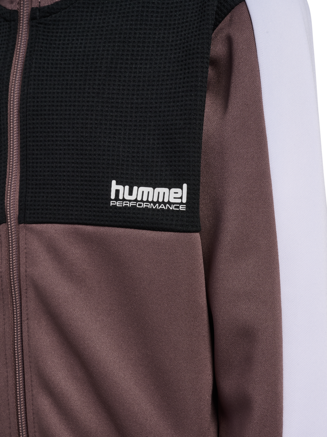 hmlJR COLORBLOCK TRACKSUIT, PEPPERCORN, packshot