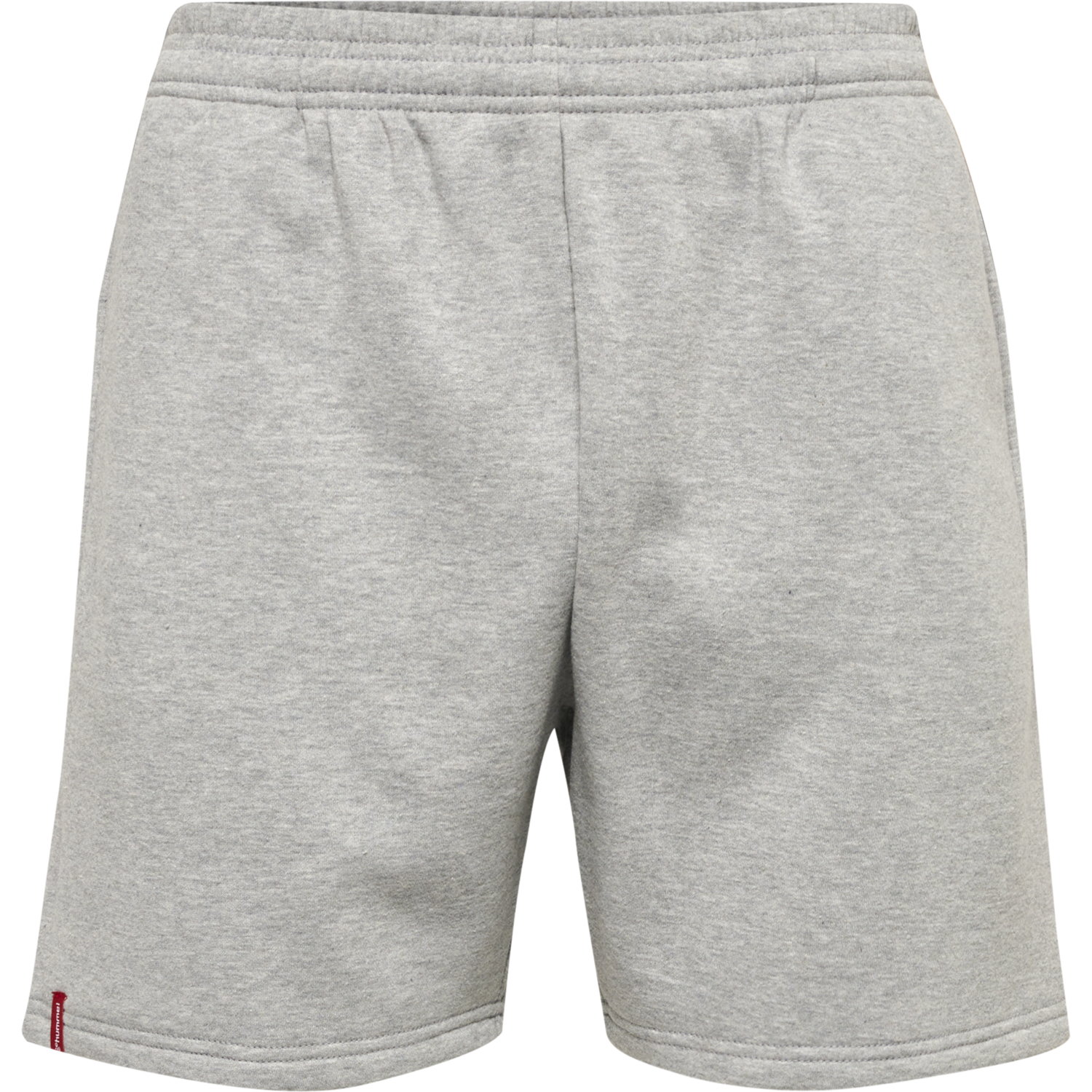 hmlRED BASIC SWEAT SHORTS, GREY MELANGE, packshot