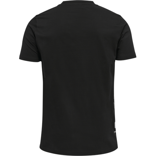 hmlMOVE GRID COTTON T-SHIRT S/S, BLACK, packshot
