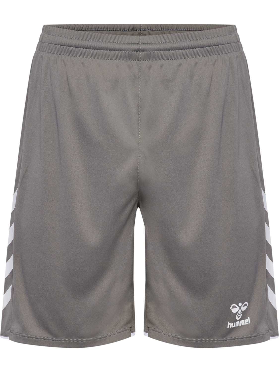 hmlCORE 2.0 SHORTS, STEEL GRAY/WHITE, packshot