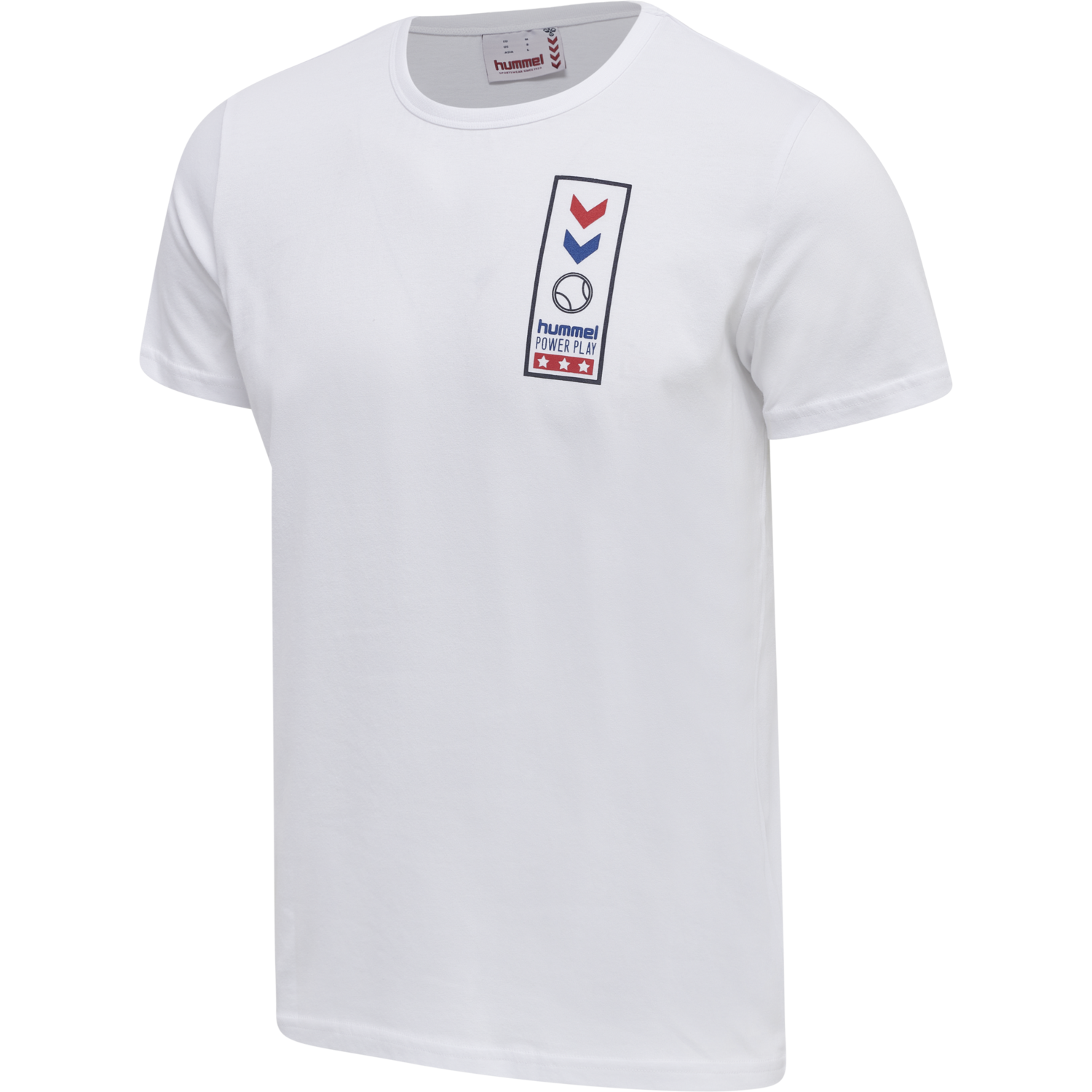 hmlIC COMBI  T-SHIRT, WHITE/RED/NAVY, packshot