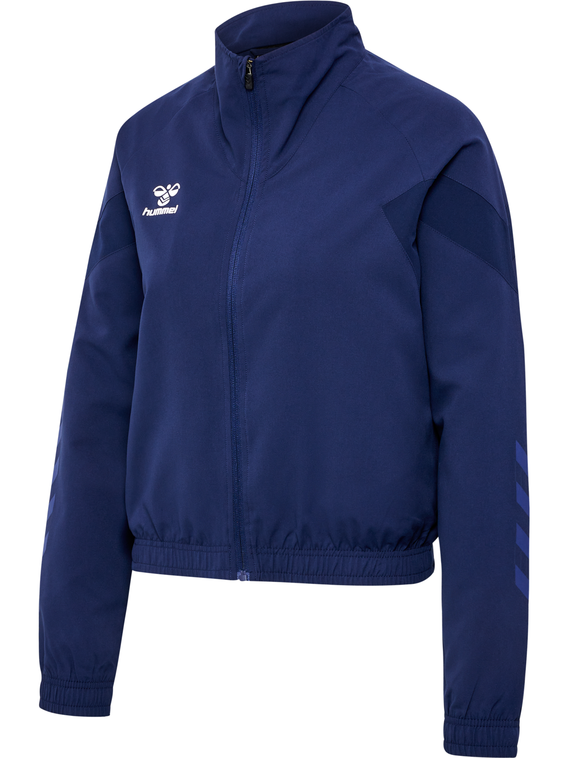 hmlTRAVEL WOVEN JACKET WOMAN, MARINE, packshot