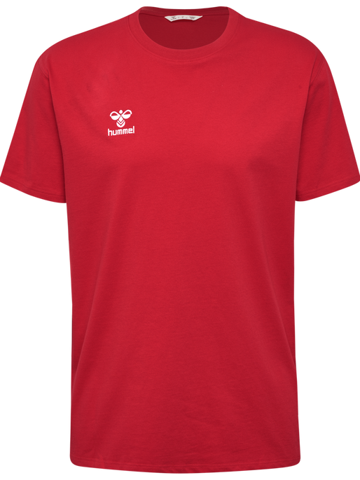 hmlGO 2.0 T-SHIRT S/S, TRUE RED, packshot