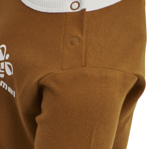 hmlMAUILINO T-SHIRT L/S, GLAZED GINGER, packshot