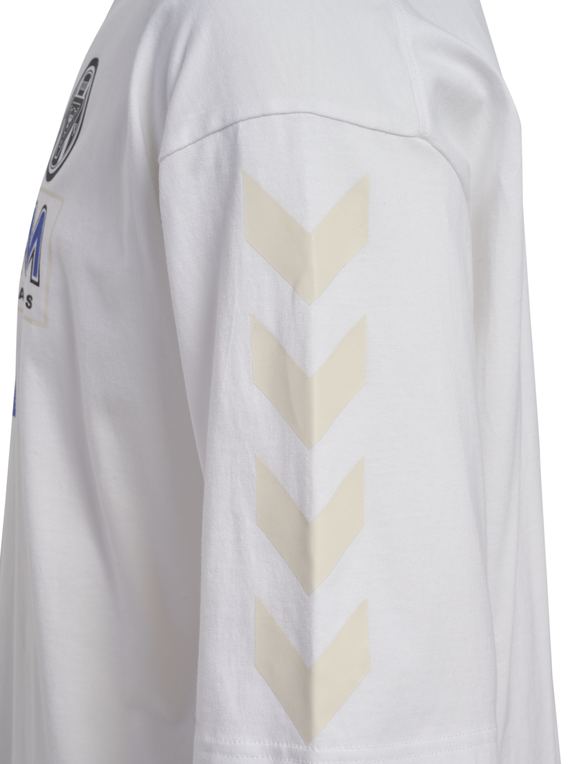 hmlOVERSIZED T-SHIRT GAMBA, WHITE, packshot