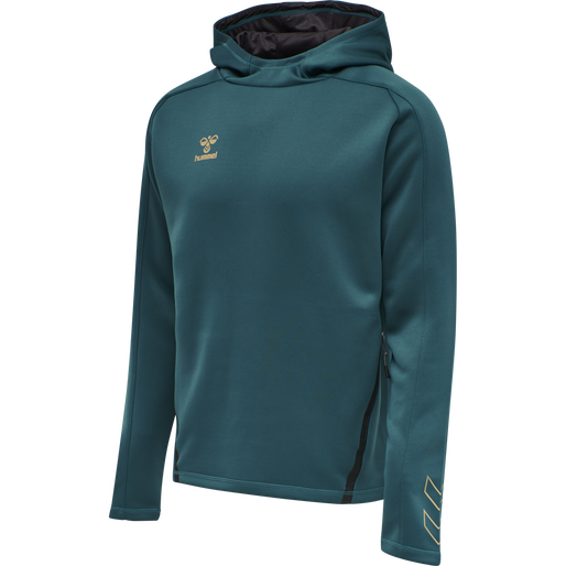 hmlCIMA XK HOODIE, BLUE CORAL hmlCIMA XK HOODIE, BLUE CORAL, packshot