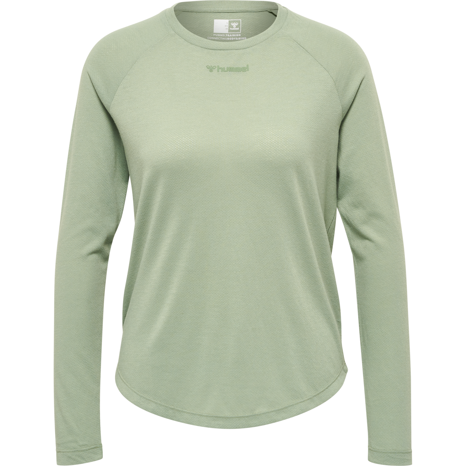 hmlMT VANJA T-SHIRT L/S, LILY PAD, packshot