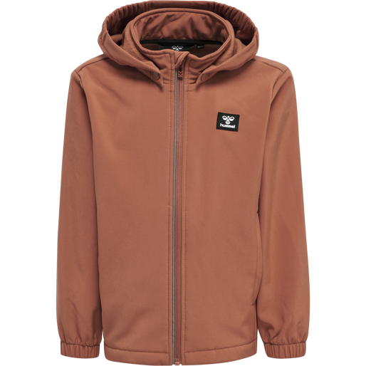 hmlMARS SOFTSHELL JACKET, COPPER BROWN, packshot