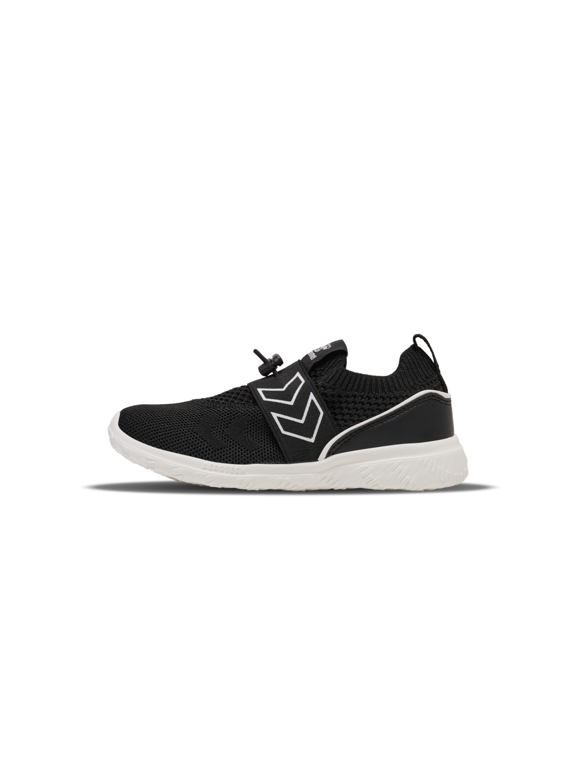 ACTUS KNIT SLIP-ON RECYCLED JR, BLACK, packshot