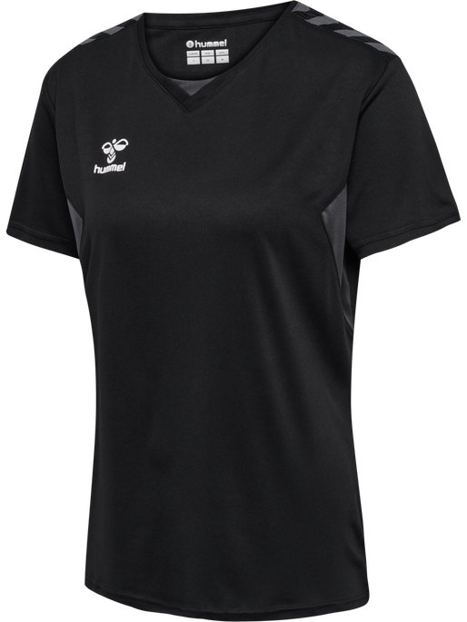 hmlAUTHENTIC PL JERSEY S/S WOMAN, BLACK hmlAUTHENTIC PL JERSEY S/S WOMAN, BLACK, packshot