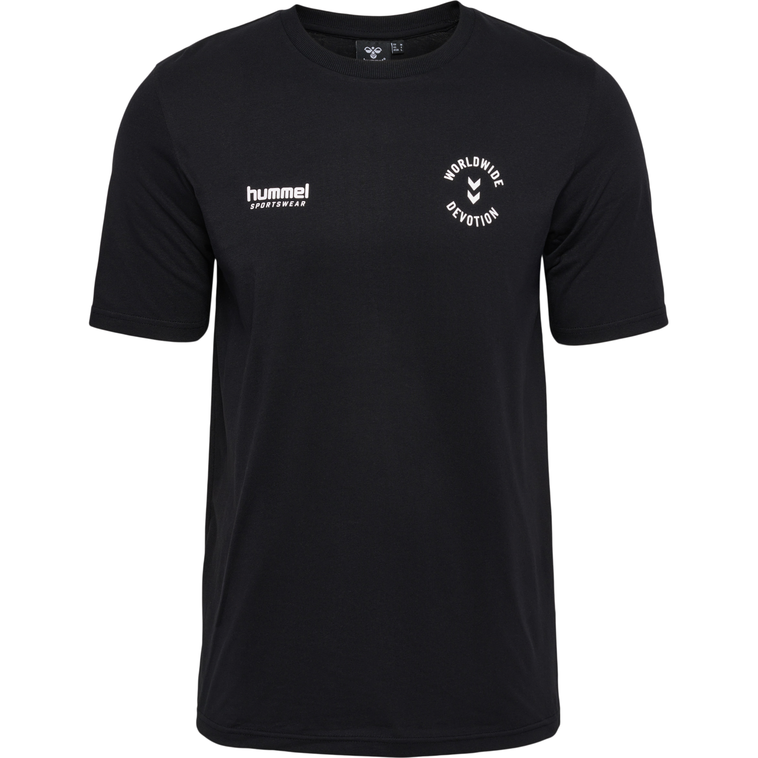 hmlLGC DEVOTION T-SHIRT, BLACK, packshot