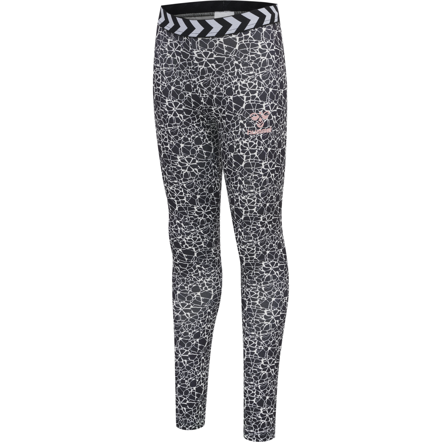 hmlMIMMI TIGHTS, BLACK/WHITE, packshot