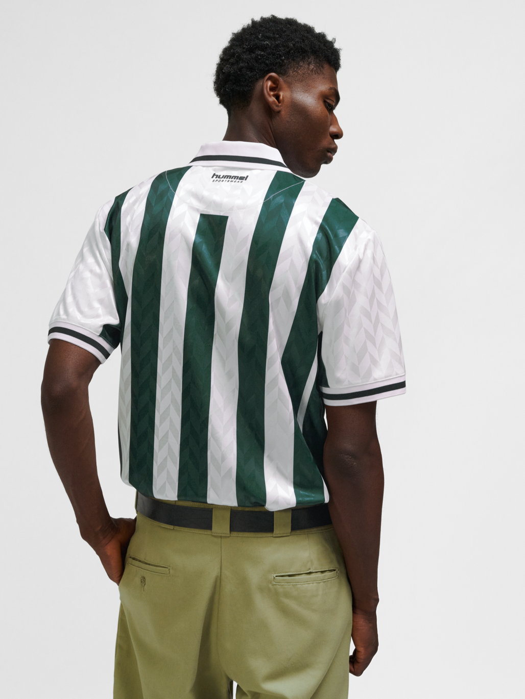 hmlLOOSE FOOTBALL JERSEY S/S, BLANC DE BLANC, model