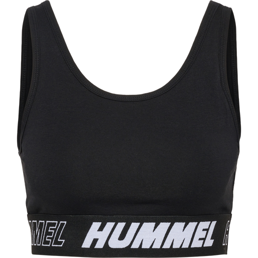 hmlTE MAJA 2-PACK COTTON SPORTS TOP, BLACK, packshot