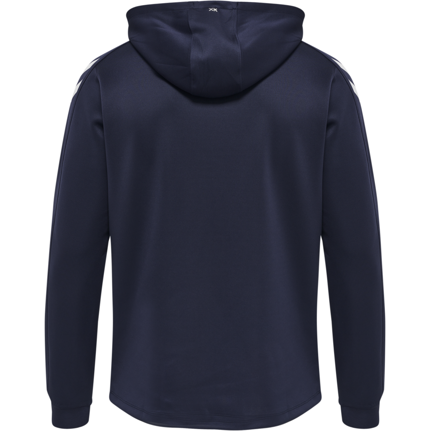 hmlCORE XK POLY ZIP HOOD SWEAT, MARINE, packshot