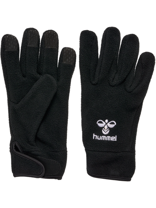 hmlFLEECE GLOVES, BLACK, packshot